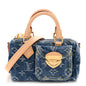 Monogram Denim Nano Speedy Blue
