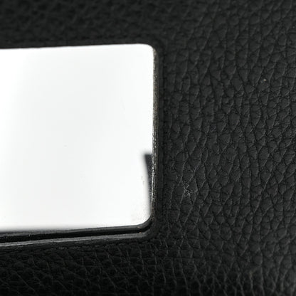 Calfskin Mini GG Marmont Chain Wallet Black