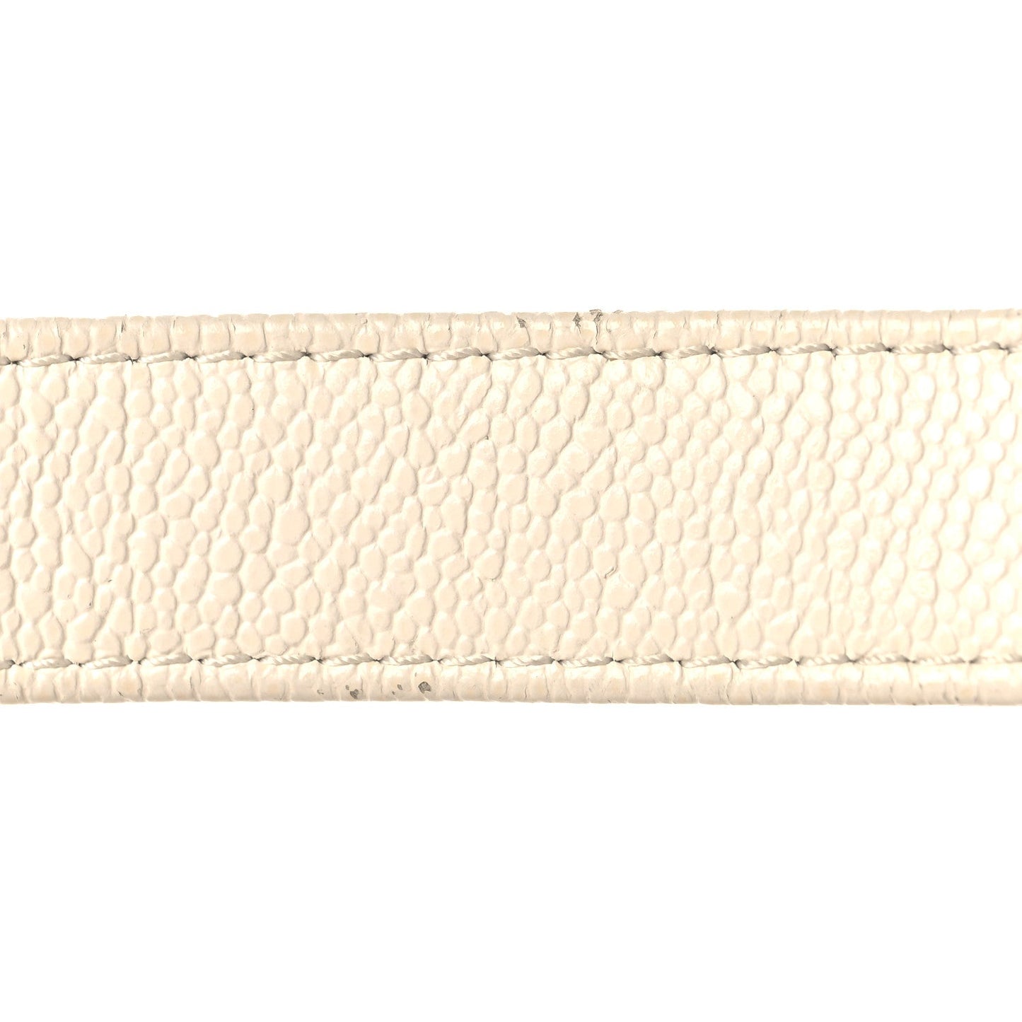 Caviar Quilted Small Boy Flap White
