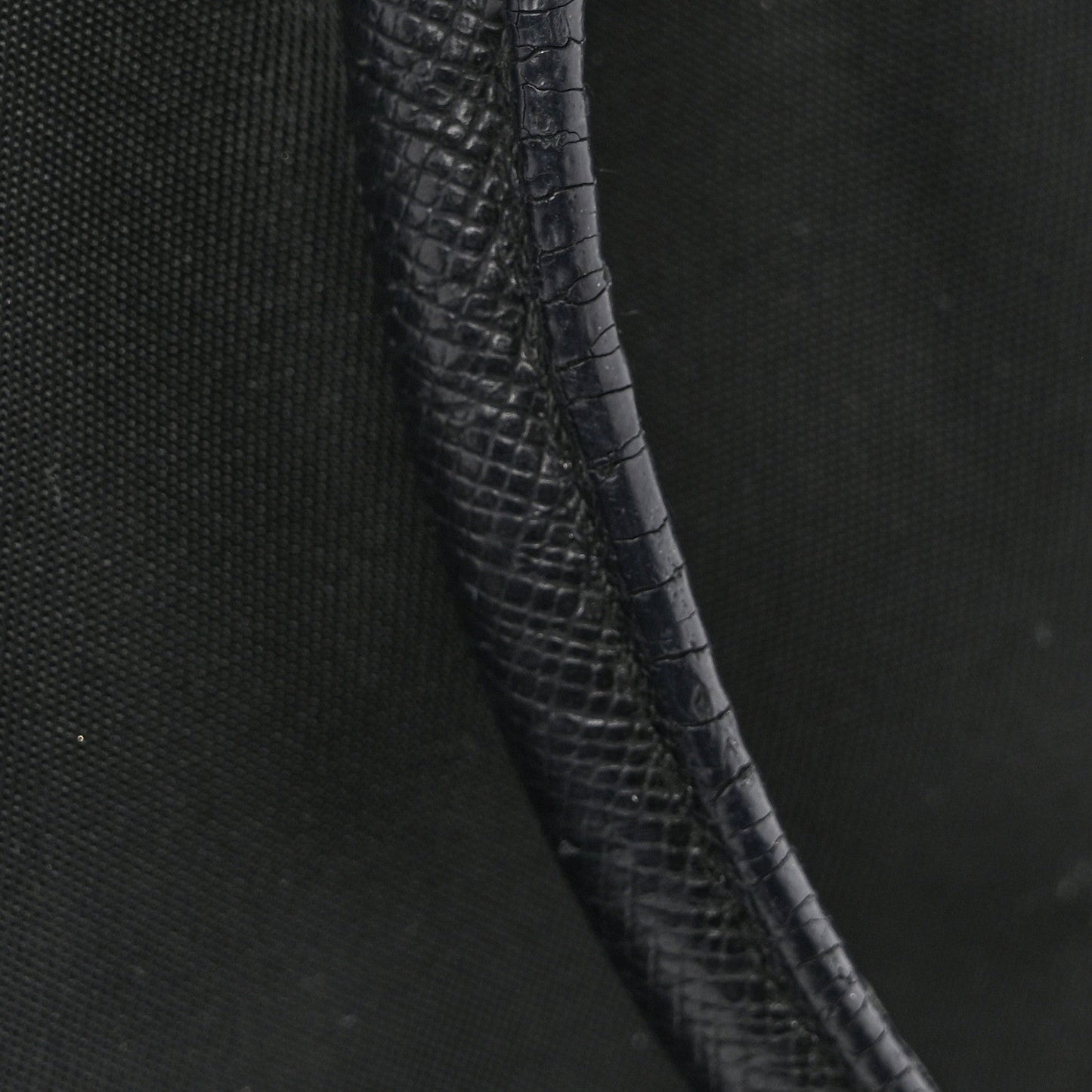 Nylon Saffiano Small Top Handle Bag Black