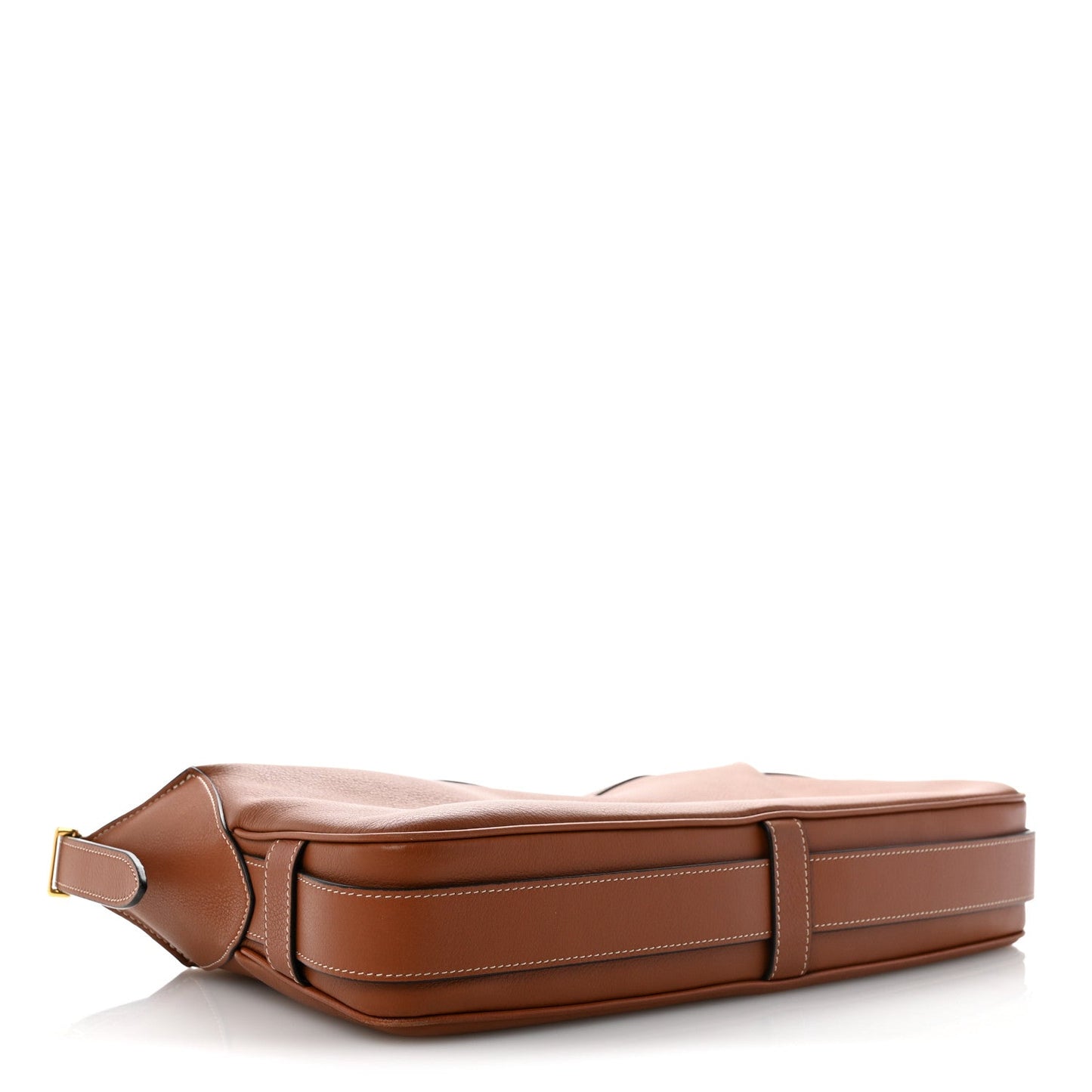 Supple Calfskin Medium Romy Shoulder Bag Tan