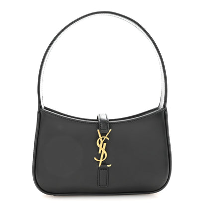 Smooth Calfskin Le 5 A 7 Mini Hobo Black