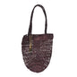 Raffia Small Summer Banana Tote Kohl Brown