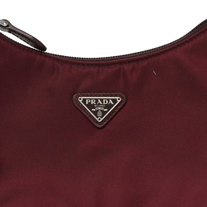 Tessuto Nylon Saffiano Mini Re-Edition 2005 Bag Bordeaux
