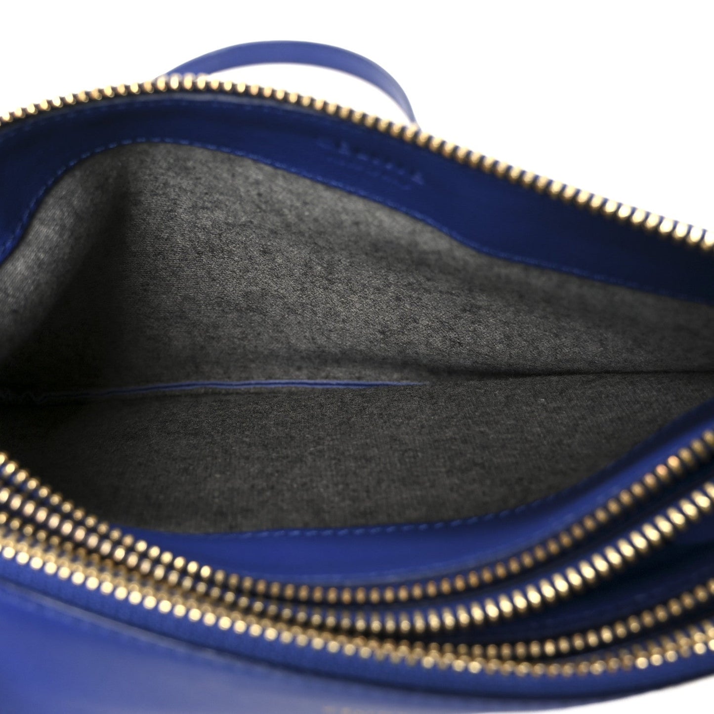 Lambskin Small Trio Crossbody Bag Indigo