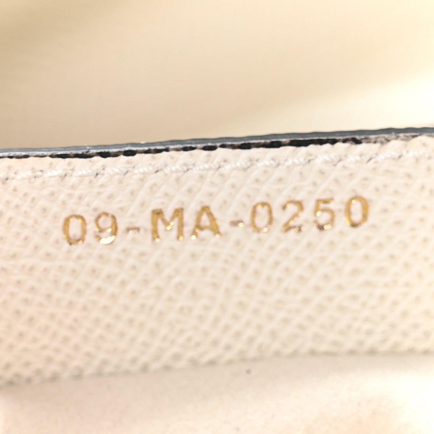 Grained Calfskin Saddle Bag White
