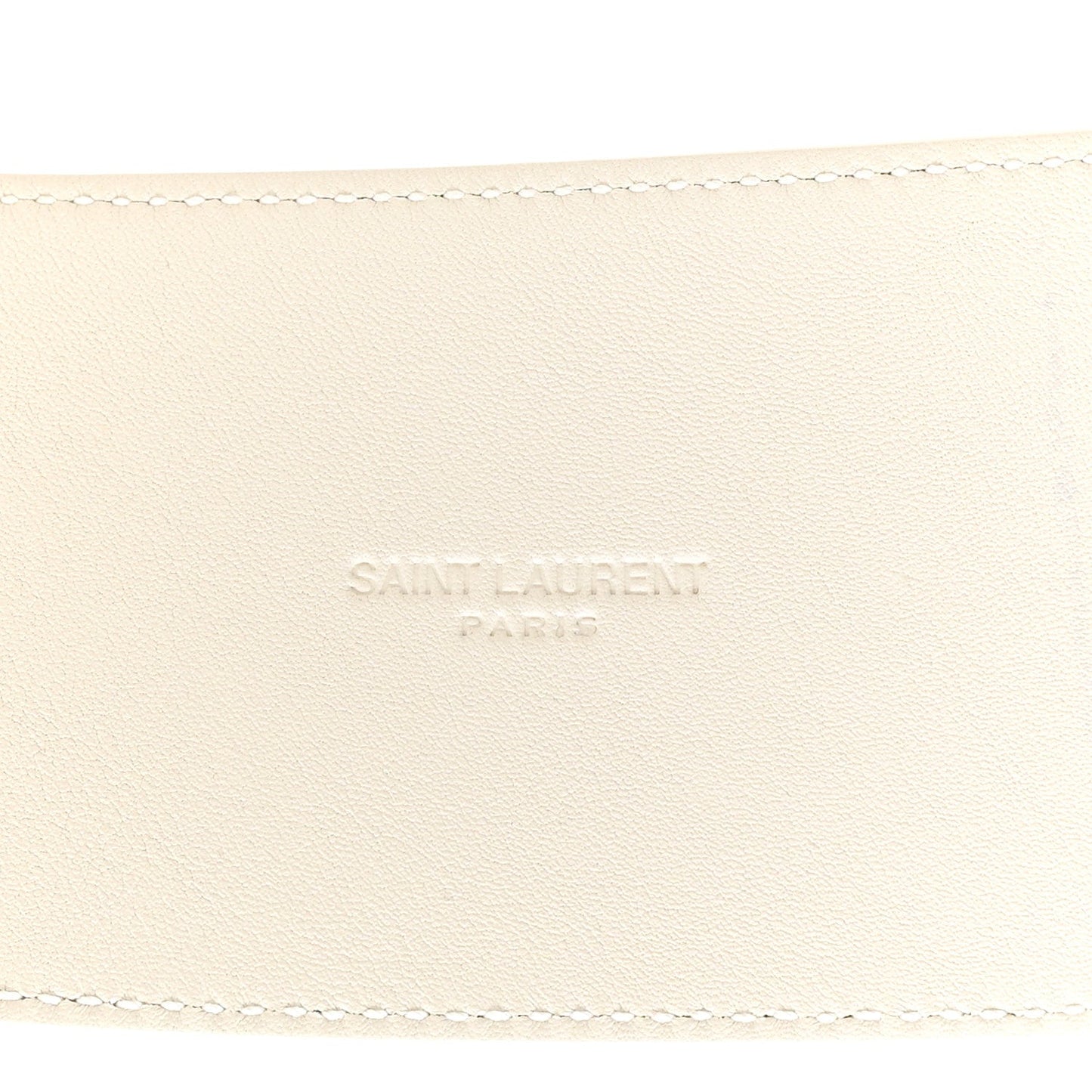 Snakeskin Corset Buckle Belt White
