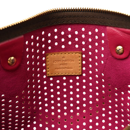 Monogram Perforated Speedy 30 Fuchsia