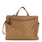 Calfskin Stitched CC Pocket Tote Beige