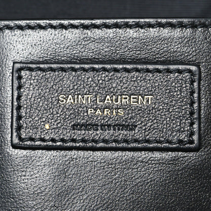 Lambskin Matelasse Monogram Large Jamie 4.3 Dark Sweet Chocolate