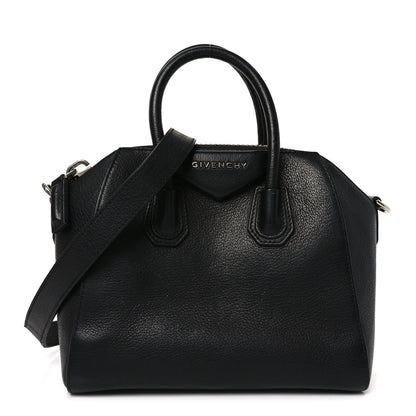 Sugar Goatskin Mini Antigona Black