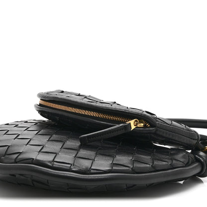 Nappa Intrecciato Small Gemelli Black