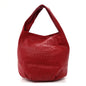 Nappa Intrecciato Patchwork Hobo Red