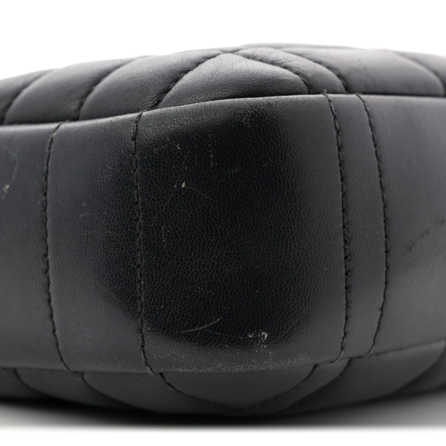 Lambskin Quilted Small Lola Camera Bag Black