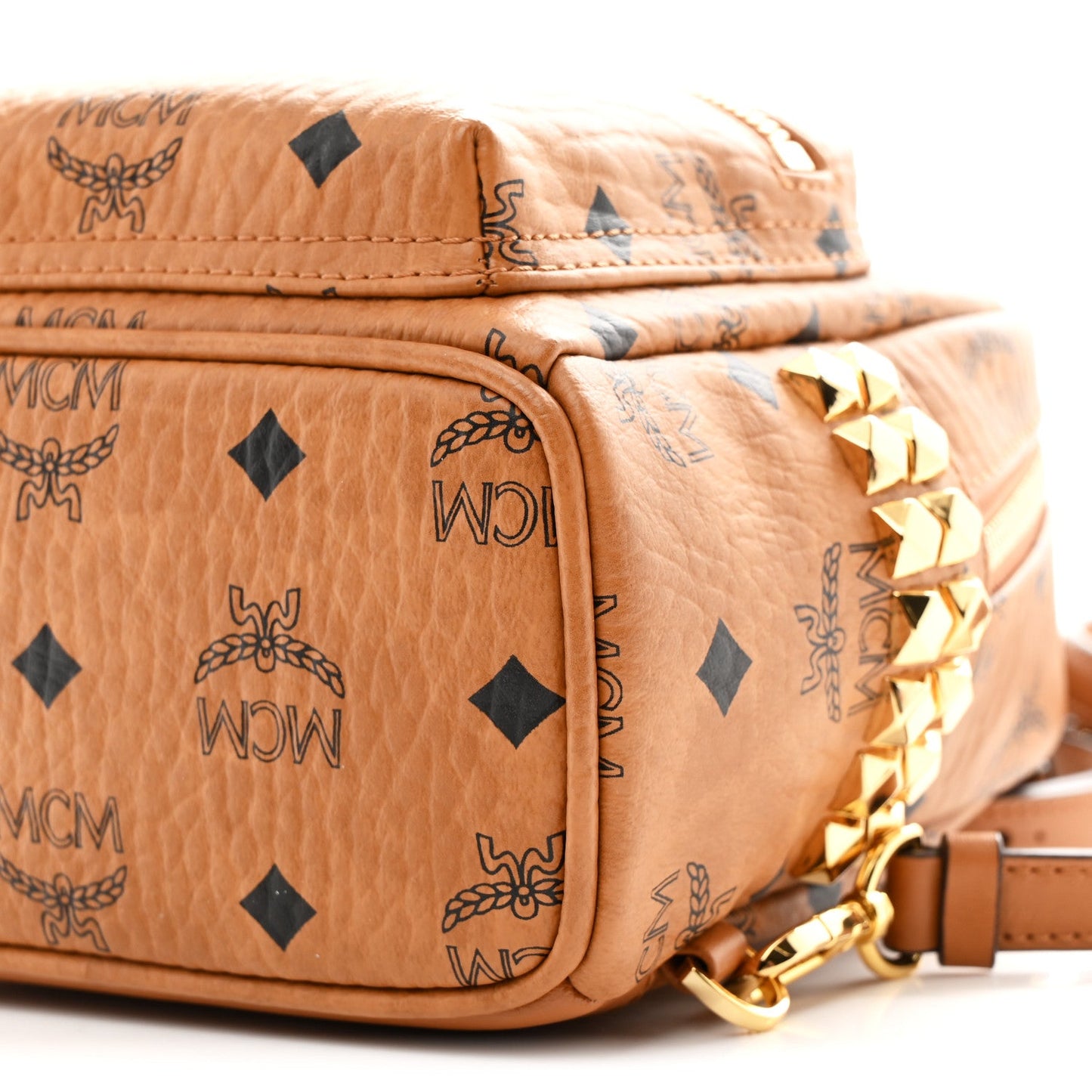 Visetos Side Stud X-Mini Stark Backpack Cognac