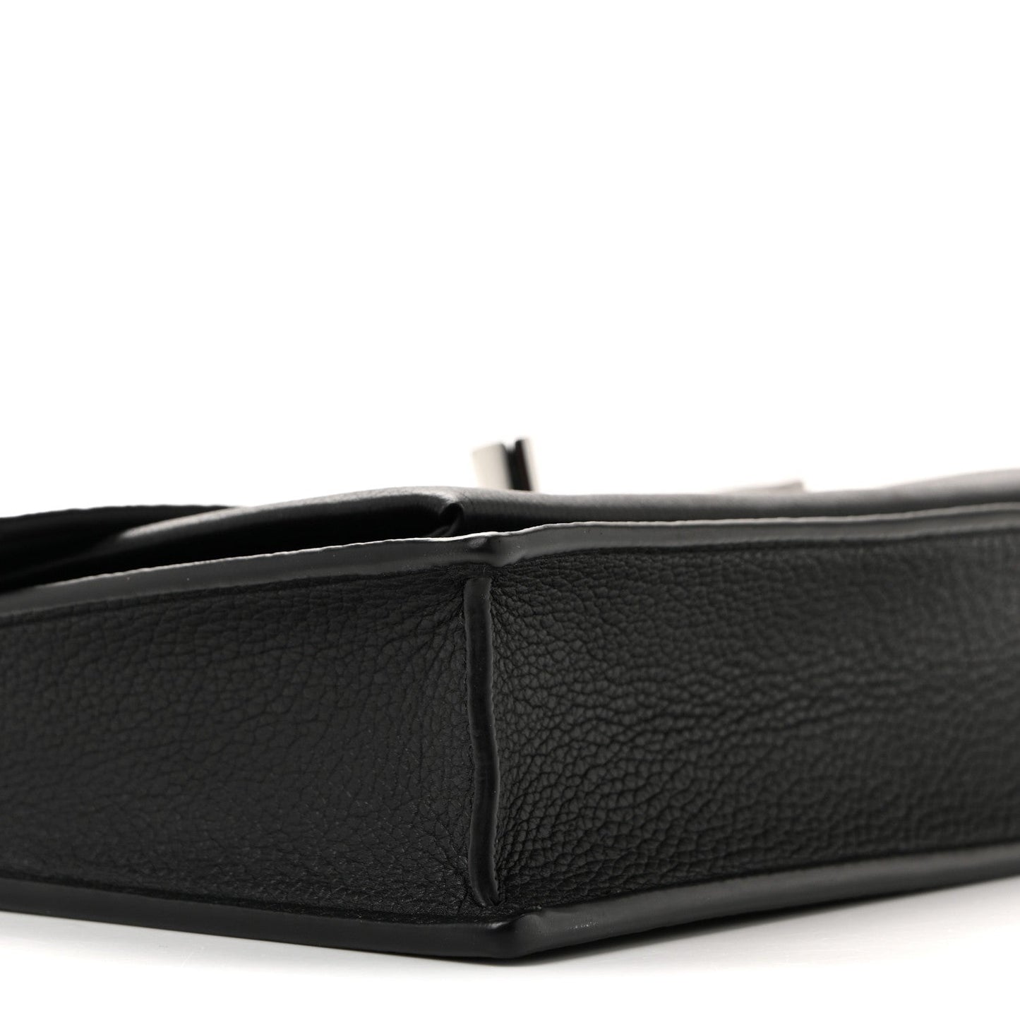 Soft Calfskin My Lockme Chain Pochette Black