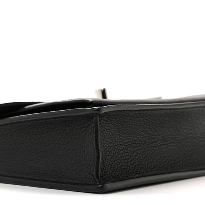 Soft Calfskin My Lockme Chain Pochette Black