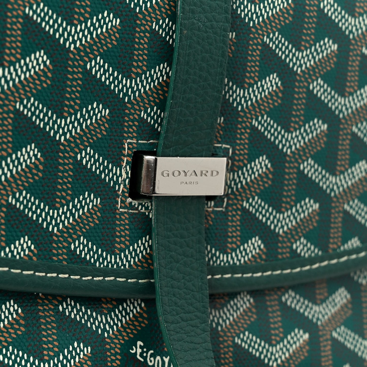 Goyardine Belvedere II PM Messenger Bag Green