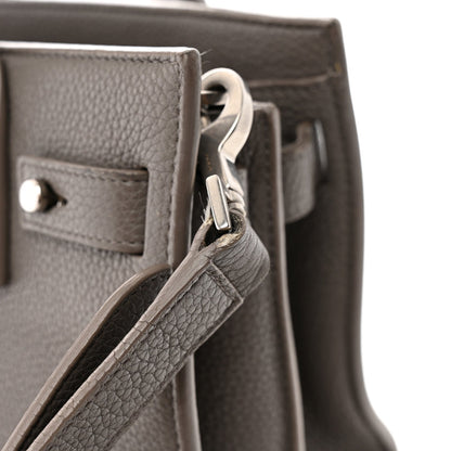 Grained Calfskin Nano Supple Sac De Jour Fog