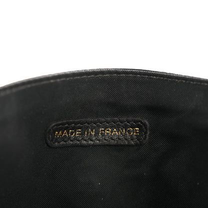 Nylon Button CC Tote Black
