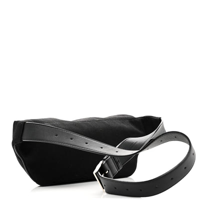 Canvas Monogram Belt Bag Black