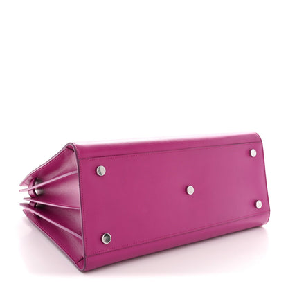 Calfskin Small Sac De Jour Electric Pink