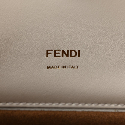 Agnello Old Shine F is Fendi Kan U Shoulder Bag White