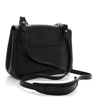 Calfskin Lockme II Chain Bag BB Black