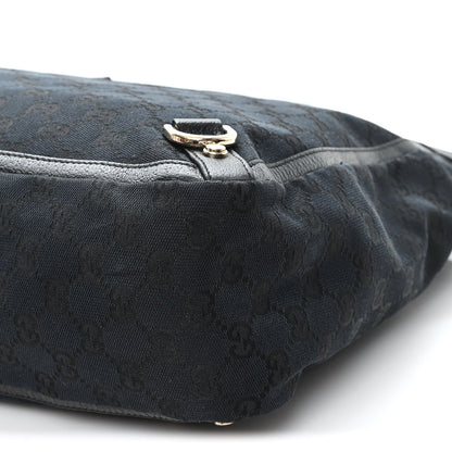 Monogram Large Abbey Tote Black