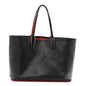 Calfskin Empire Spikes East West Cabata Tote Black