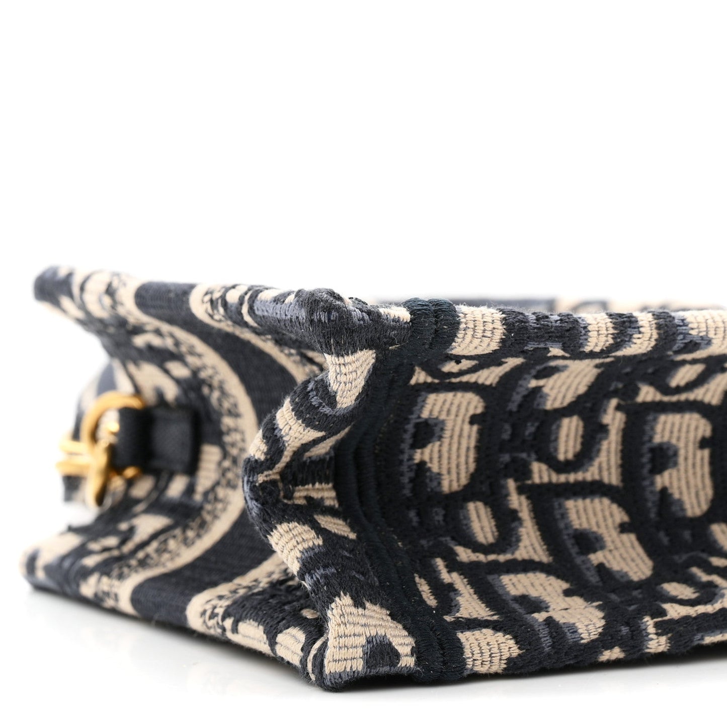 Oblique Mini Book Tote With Strap Blue Multicolor