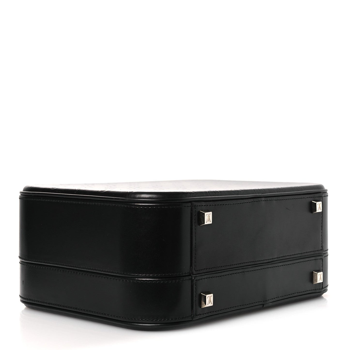 Monogram Glace Valisette MM Black