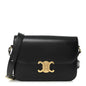 Shiny Calfskin Medium Triomphe Black