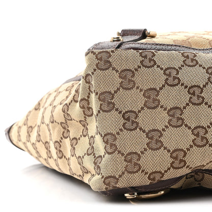 Monogram Large Abbey Tote Dark Brown