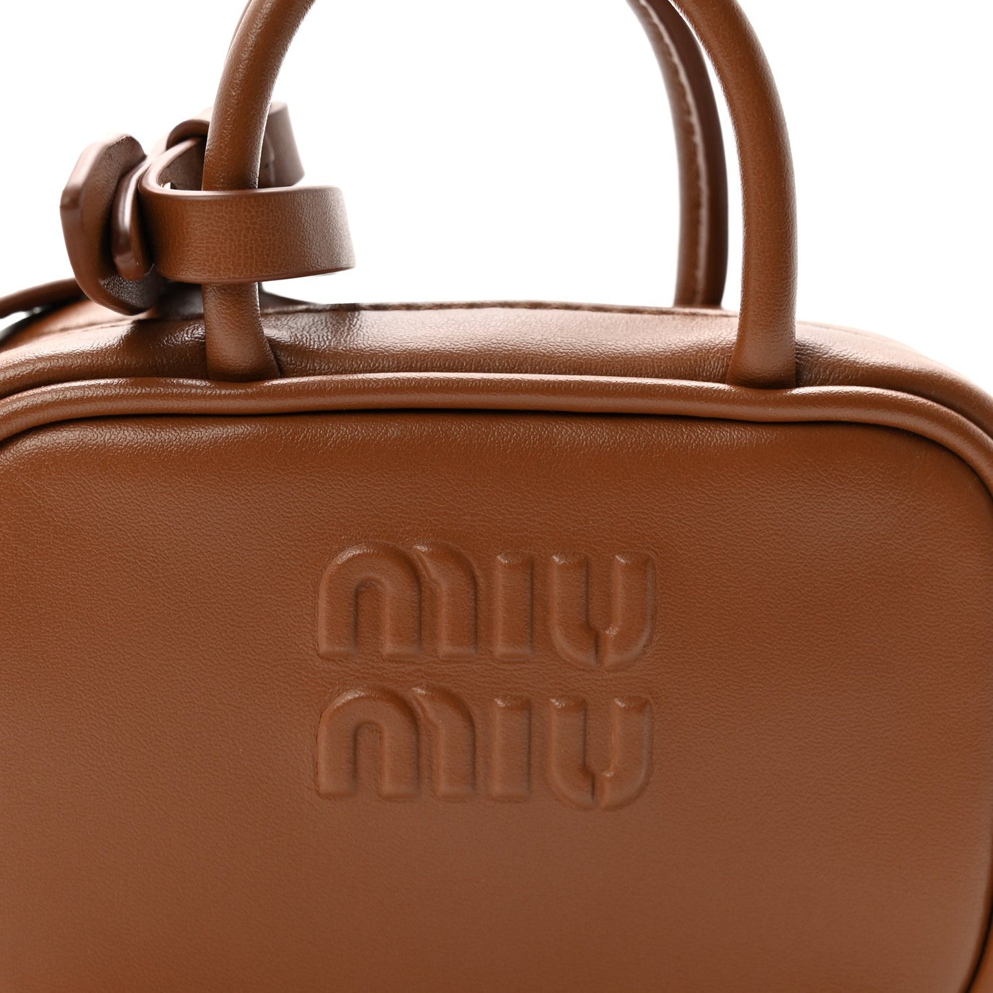 Calfskin Beau Micro Bag Cognac