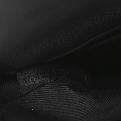 Patent Quilted Horseferry Print Lola Bum Bag Black