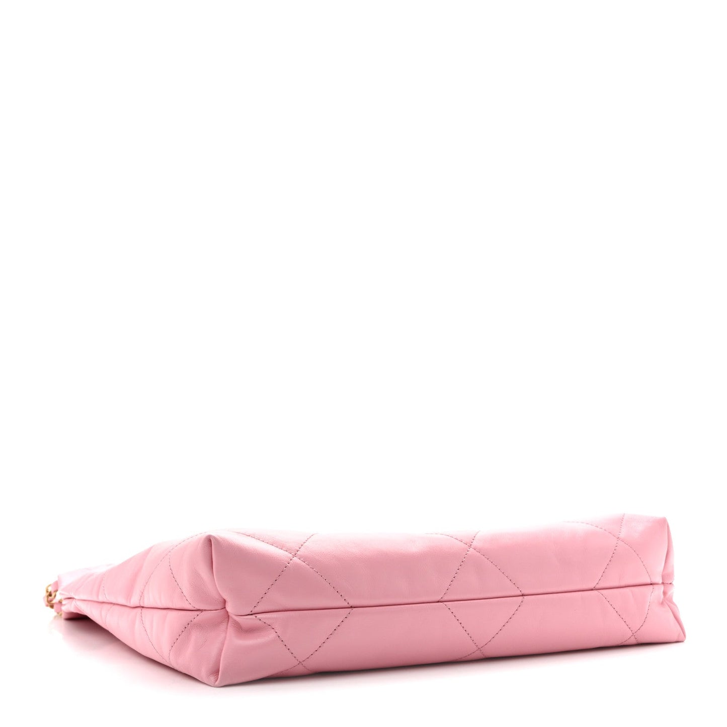 Shiny Calfskin Quilted Small Chanel 22 Dark Pink