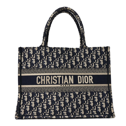 Oblique Medium Book Tote Blue Multicolor