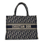 Oblique Medium Book Tote Blue Multicolor
