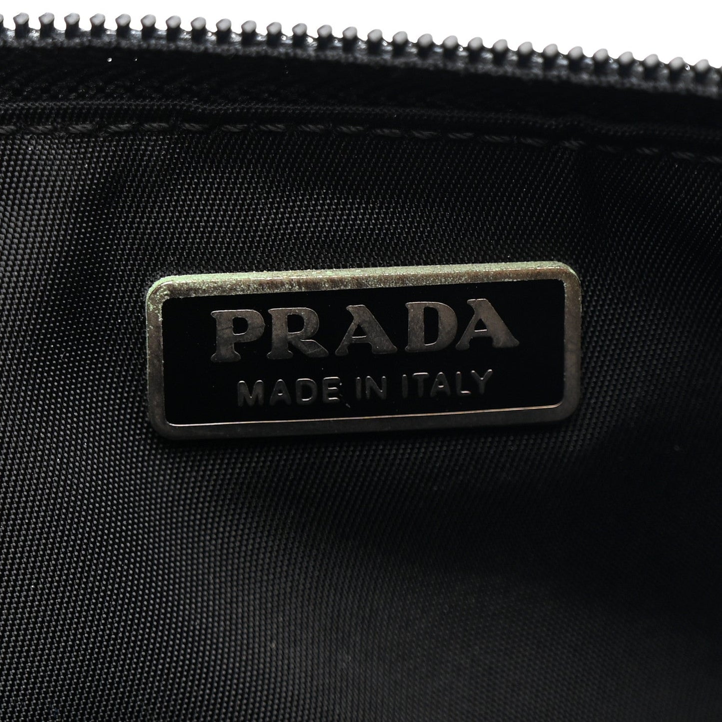 Tessuto Nylon Pochette Bag Black