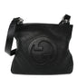 Sakai Be Green Calfskin Diagonal Stitched Small Blondie Tote  Black