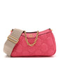 Calfskin GG Matelasse Chain Handbag Rhodamine Pink Natural