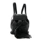 Calfskin Small Bamboo Backpack Black