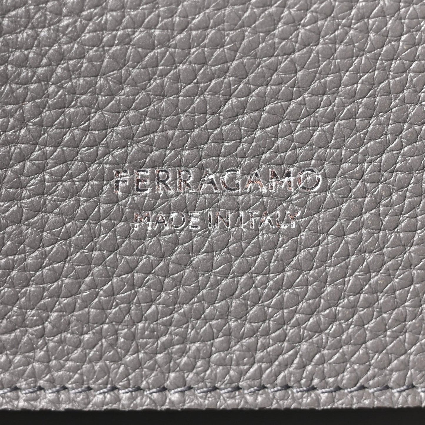 Calfskin Medium Studio Soft Bag Grey