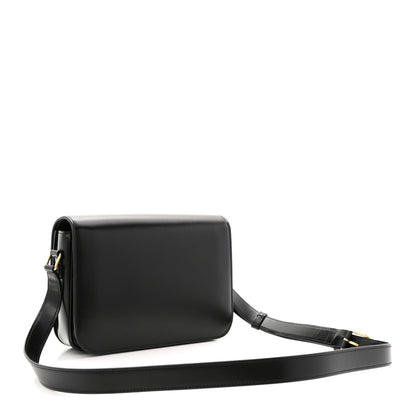 Shiny Calfskin Medium Triomphe Black