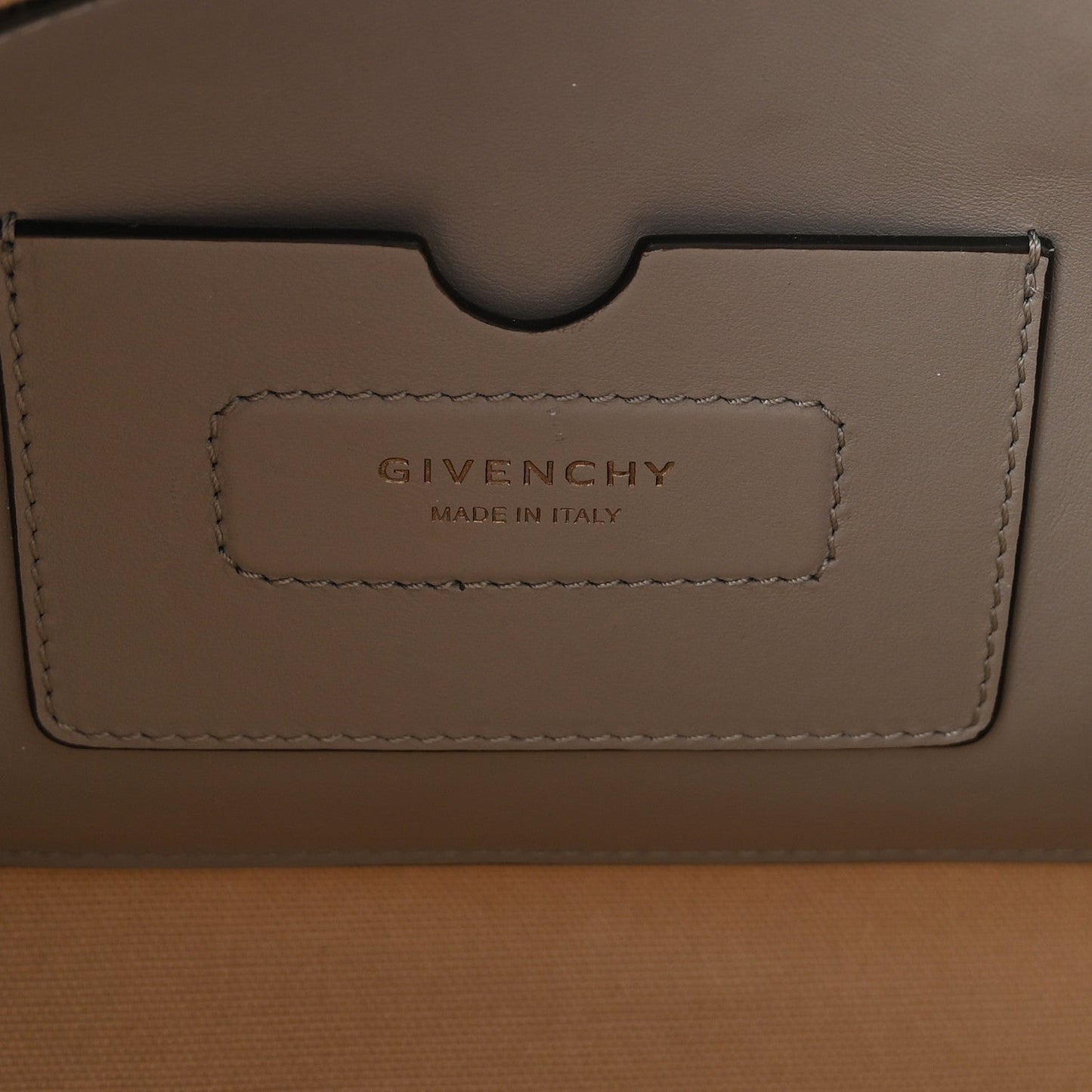 Calfskin Small Soft Antigona Pearl Grey