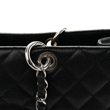 Caviar Quilted XL Grand Shopping Tote GST Black