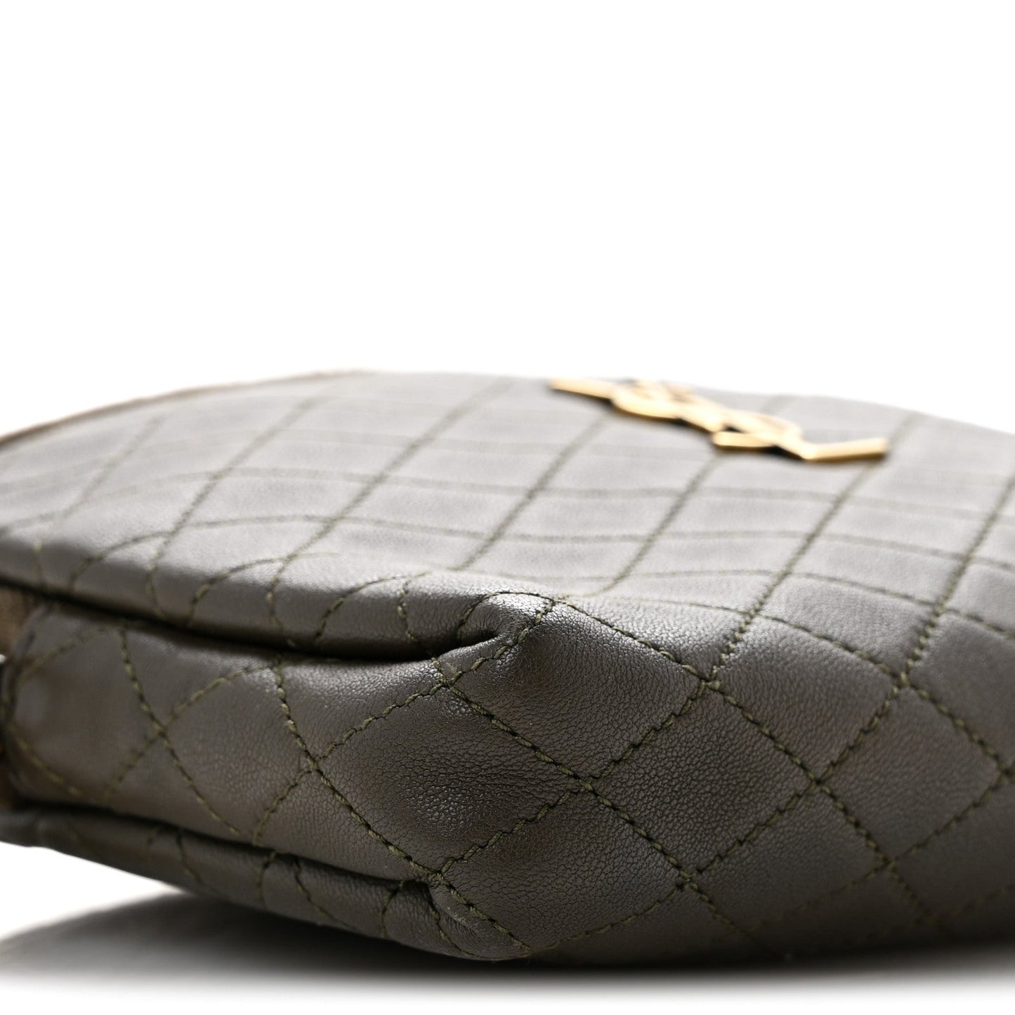 Lambskin Quilted Gaby Zipped Pouch
