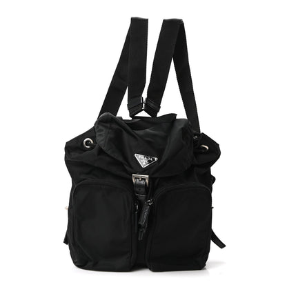 Nylon Vela Small Backpack Black