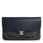 Snakeskin CC Unchained Clutch Navy